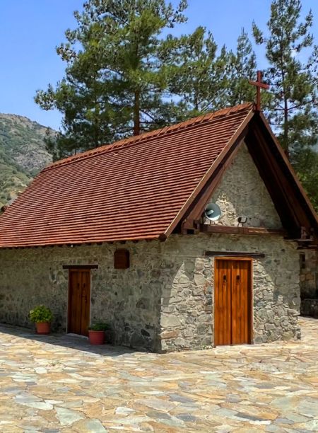 Panayia Kardakiotissa Church in Alona Village Cyprus